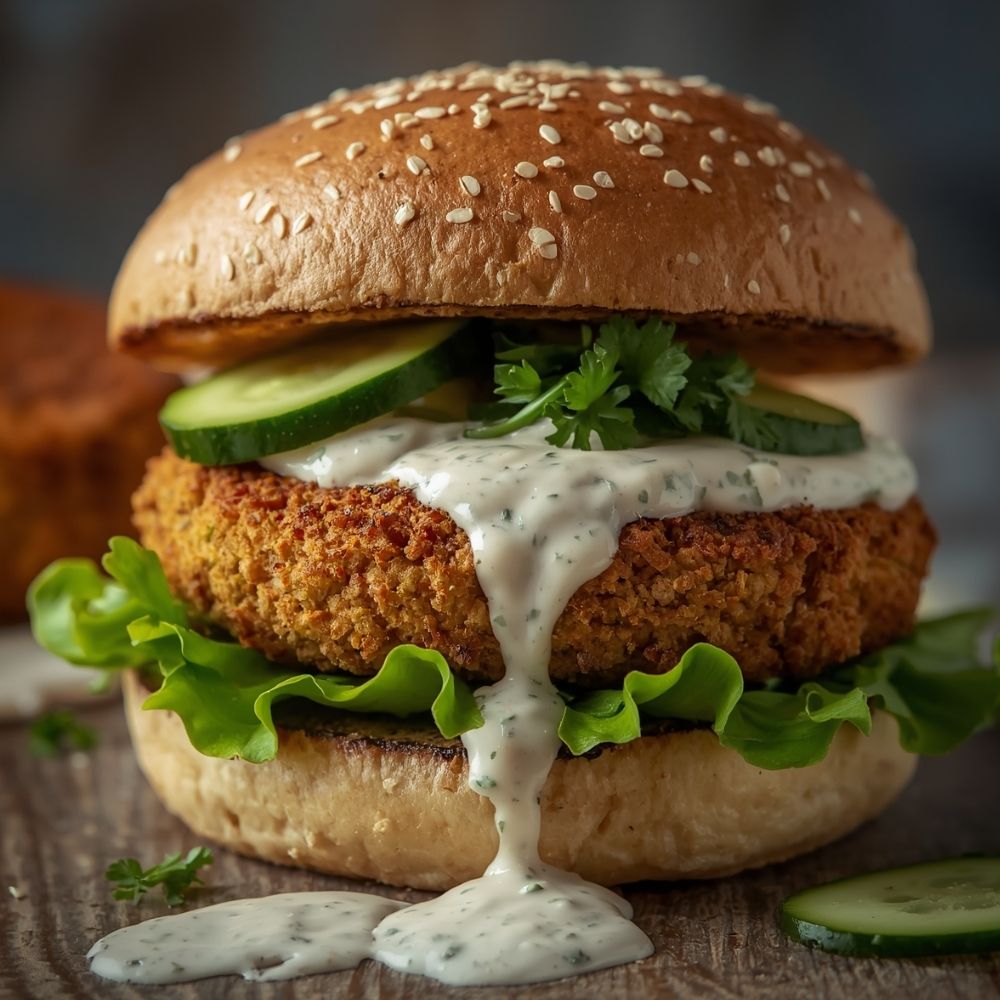 Hamburguesa de Falafel